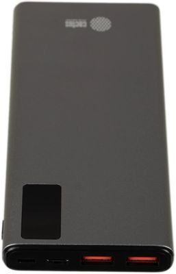 Внешний аккумулятор (Power Bank) Cactus CS-PBFSLT-10000,  10000мAч,  серый