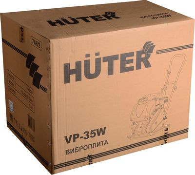 Виброплита Huter VP-35W 4870Вт 6.5л.с., бензиновый,  желтый [74/6/2]