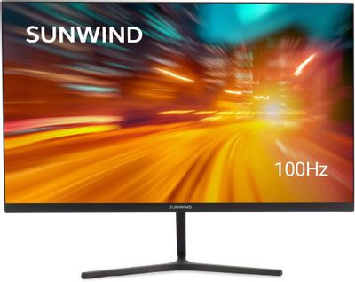 23.8" Монитор SunWind SM-24FI223,  1920x1080,  IPS,  100Гц,  1хHDMI,  1хDP,  черный [sm24sb02]