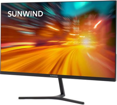 23.8" Монитор SunWind SM-24FI223,  1920x1080,  IPS,  100Гц,  1хHDMI,  1хDP,  черный [sm24sb02]
