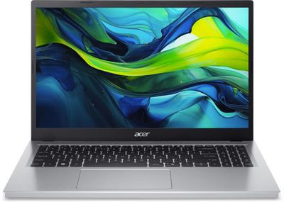 Ноутбук Acer Aspire Go AG15-31P-38DT 15.6", TN, Intel Core i3 N305 1.8ГГц, 8-ядерный, 8ГБ LPDDR5, 256ГБ SSD,  Intel UHD Graphics, без операционной системы, серебристый [nx.kx5cd.008]