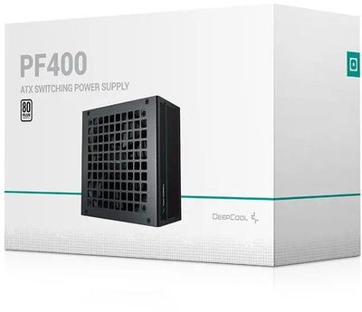 Блок питания DeepCool PF400,  400Вт,  120мм,  черный, retail [r-pf400d-ha0b-eu]