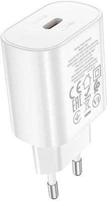 Сетевое зарядное устройство Hoco N22, USB type-C, 25Вт, белый Сетевое зарядное устройство Hoco N22, USB type-C, 25Вт, белый