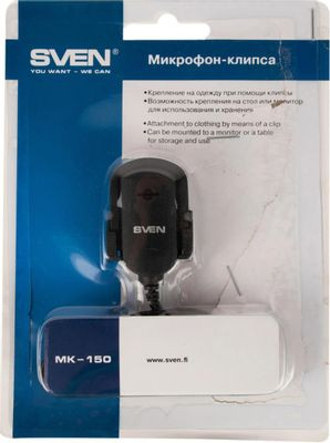 Микрофон Sven MK-150,  черный [sv-0430150]
