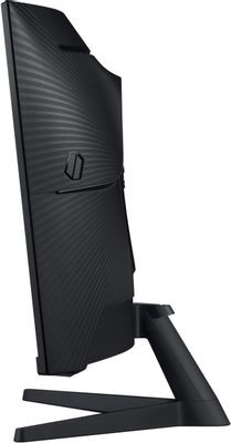 27" Монитор Samsung Odyssey G5 S27CG550EI,  2560x1440,  VA,  165Гц,  1хHDMI,  1хDP,  изогнутый, черный [ls27cg550eixci]