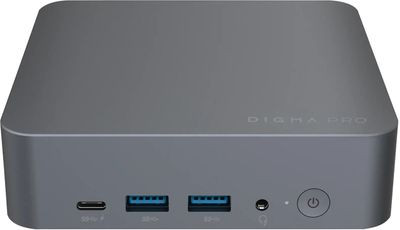 Неттоп DIGMA PRO Minimax X1,  Intel Core i5 12450H,  DDR5 8ГБ, 512ГБ(SSD),  Intel UHD Graphics,  Windows 11 Professional,  серый [dpp5-8dxw02]