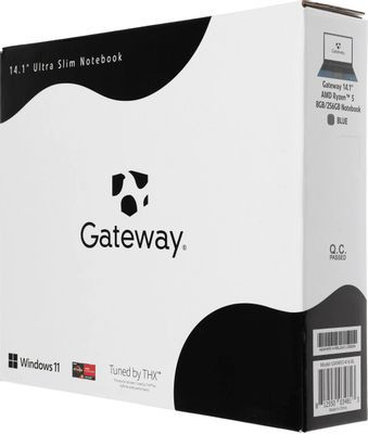 Ноутбук GATEWAY Ultra Slim 14 14.1", IPS, AMD Ryzen 5 3500U 2.1ГГц, 4-ядерный, 8ГБ 256ГБ SSD,  AMD Radeon  Vega 8, Windows 11 Home, синий [gwnr51416-bl]