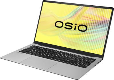 Ноутбук OSIO FocusLine F160i-009 16.1", 2023, IPS, Intel Core i5 1235U 1.3ГГц, 10-ядерный, 16ГБ DDR4, 512ГБ SSD,  Intel Iris Xe graphics, без операционной системы, серый