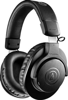 Наушники Audio-Technica ATH-M20XBT, 3.5 мм/Bluetooth, мониторные, черный [80002893]