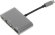 Хаб (разветвитель) PALMEXX серебристый [px/hub usbc-hdmi-vga-usbc]