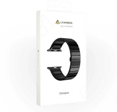 Ремешок LYAMBDA DS-APG-05-40-BL для Apple Watch Series 3/4/5/6/SE/7, черный Ремешок LYAMBDA DS-APG-05-40-BL для Apple Watch Series 3/4/5/6/SE/7, черный