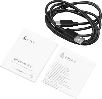 Наушники Edifier W820NB Plus, Bluetooth, мониторные, серый Наушники Edifier W820NB Plus, Bluetooth, мониторные, серый
