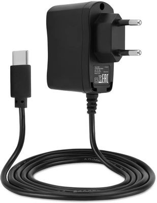 Сетевое зарядное устройство Buro BUWC1,  USB-C,  10Вт,  2A,  черный [buwc10s00cbk]