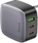 Сетевое зарядное устройство Hoco CS33A,  USB + 2xUSB type-C,  30Вт,  3A,  черный