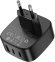 Сетевое зарядное устройство Hoco CS33A,  USB + 2xUSB type-C,  30Вт,  3A,  черный