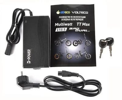 Электробайк VOLTECO Cyber,  12500mAh,  черный [022303-2168]