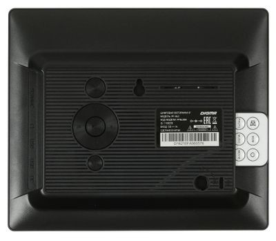 Цифровая фоторамка Digma PF-843 IPS,  8", черный [pf843bk]