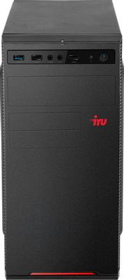 Компьютер iRU Home 310H5SE,  Intel Core i3 10100,  DDR4 16ГБ, 240ГБ(SSD),  Intel UHD Graphics 630,  Free DOS,  черный [1610367]