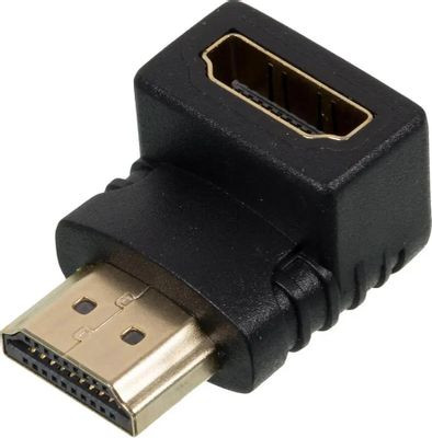 Адаптер аудио-видео  90 Deg,  HDMI (m)  (Г-образный) -  HDMI (f)  (Г-образный),  ver 1.4