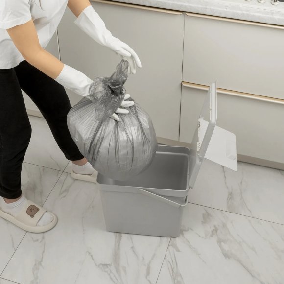Пакеты для мусора 30 л x 30 шт. серые, Home Palisad Пакеты для мусора 30 л x 30 шт. серые, Home Palisad
