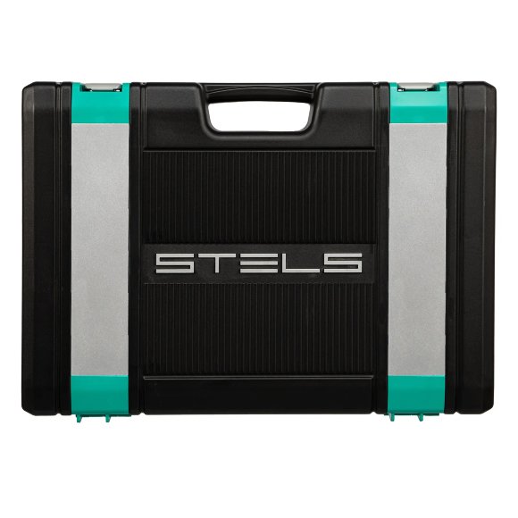 Набор инструментов, 1/2", 1/4", CrV, пластиковый кейс 98 предметов Stels