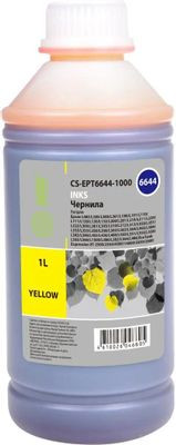 Чернила Cactus CS-EPT6644-1000 T6644, для Epson, 1000мл, желтый