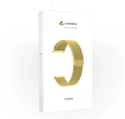 Ремешок LYAMBDA DS-GM-01-22-GL для универсальный, золотистый