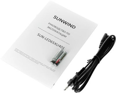 65" Телевизор SunWind SUN-LED65XU401, 4K Ultra HD, черный, СМАРТ ТВ, YaOS 65" Телевизор SunWind SUN-LED65XU401, 4K Ultra HD, черный, СМАРТ ТВ, YaOS