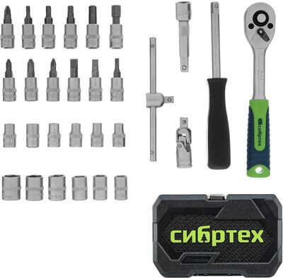 Набор инструментов СИБРТЕХ 13392,  29 предметов