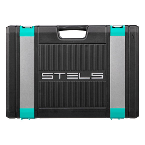 Набор инструментов, 1/2",3/8", 1/4", CrV, пластиковый кейс 142 предмета Stels