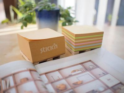 Блок самоклеящийся бумажный STICK`N 21816, 76x76, 400 л, коричневый, Kraft Notes Блок самоклеящийся бумажный STICK`N 21816, 76x76, 400 л, коричневый, Kraft Notes