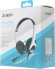 Гарнитура A4TECH Fstyler FH100U,  для компьютера, накладные,  проводные, белый  / черный [fh100u (panda)]