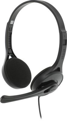 Гарнитура Edifier K550,  для компьютера, мониторные,  проводные, черный  [k550 single plug]