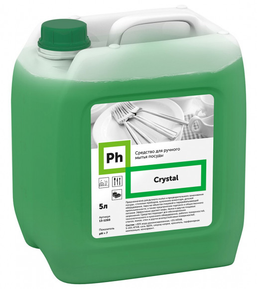 Ph Crystal Средство для мытья посуды, 5 литров