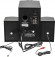 Колонки Bluetooth Sven MS-304,  2.1,  черный/ красный [sv-015602]
