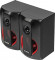 Колонки Bluetooth Sven MS-304,  2.1,  черный/ красный [sv-015602]