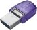 Флешка USB Kingston DataTraveler microDuo 3C 128ГБ, USB3.0, фиолетовый [dtduo3cg3/128gb]