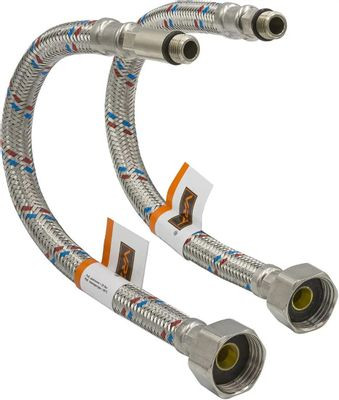 Подводка для смесителей и кранов VRT 1/2" - М10, 1200мм, внутренняя - наружная [3001700387]