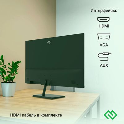 31.5" Монитор Digma Progress 32P501F,  1920x1080,  IPS,  75Гц,  1хHDMI,  черный [dm32sb02]