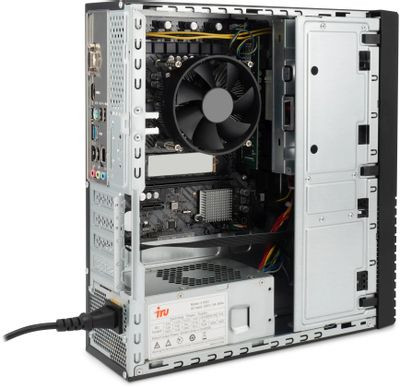 Компьютер iRU 310SC,  Intel Core i3 12100,  DDR4 8ГБ, 256ГБ(SSD),  Intel UHD Graphics 730,  Windows 11 Professional,  черный [1969054]