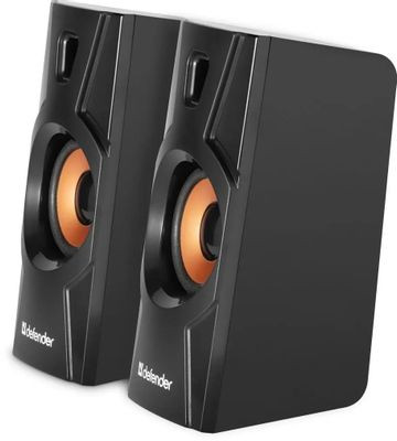 Колонки Defender Aurora S8,  2.0,  черный [65408]