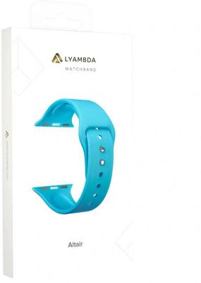 Ремешок LYAMBDA DS-APS08-40-BL для Apple Watch Series 3/4/5/6/SE/7/8, голубой