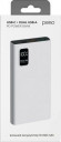 Внешний аккумулятор (Power Bank) PERO PB05,  10000мAч,  белый [pb05wh]