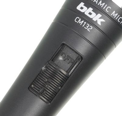 Микрофон BBK CM132,  темно-серый [cm132 (dg)]