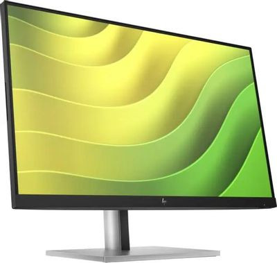 23.8" Монитор HP E24q G5,  2560x1440,  IPS,  75Гц,  1хHDMI,  1хDP,  черный и серебристый/черный [6n4f1aa]