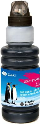 Чернила G&G GG-C13T00R140, для Epson, 70мл, фото черный