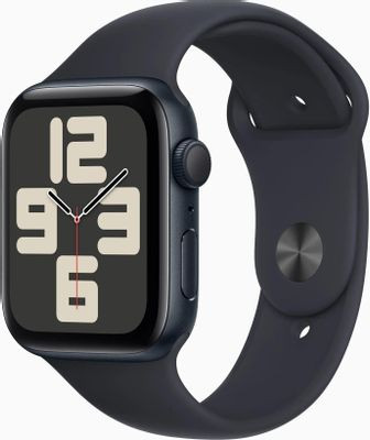 Смарт-часы Apple Watch SE 2023 A2723,  44мм,  темная ночь/темная ночь [mre93ll/a]