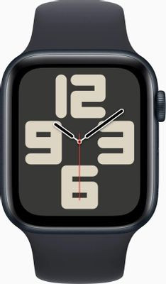 Смарт-часы Apple Watch SE 2023 A2723,  44мм,  темная ночь/темная ночь [mre93ll/a]