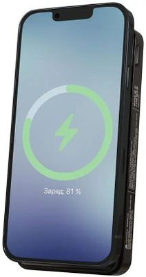 Внешний аккумулятор (Power Bank) LYAMBDA LWC-101,  10000мAч,  черный/бронзовый