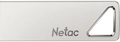 Флешка USB NETAC U326 4ГБ, USB2.0, серебристый [nt03u326n-004g-20pn]